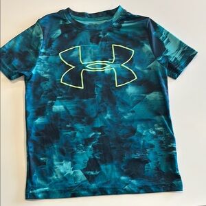 Under Armour Teal and Navy Graphic Tee